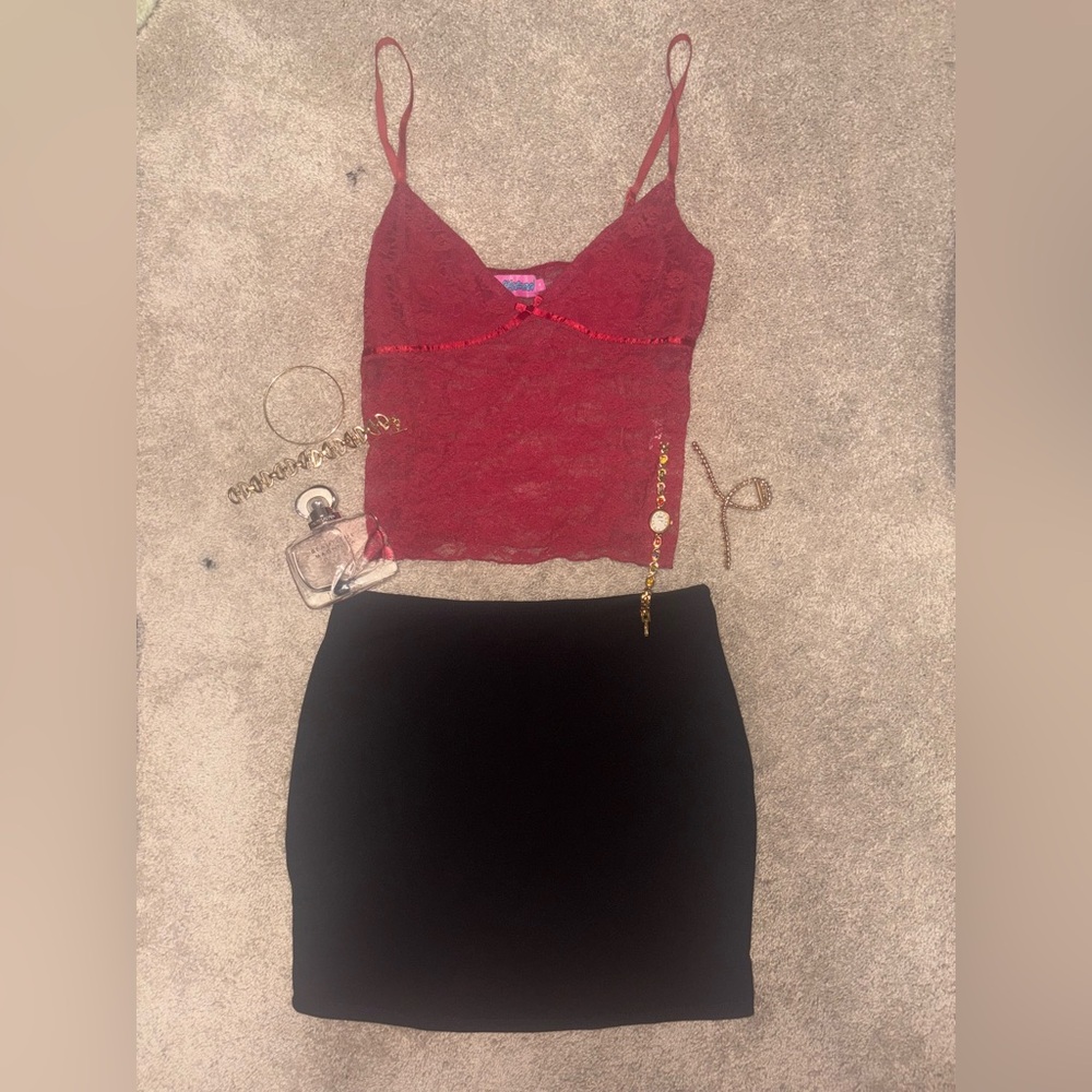 Cute Black Miniskirt